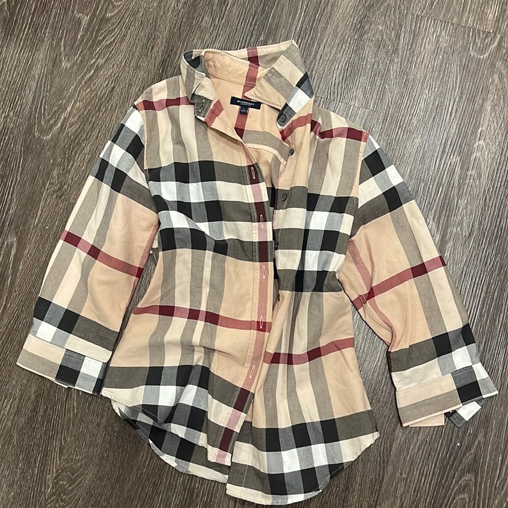 Vintage Burberry flannel